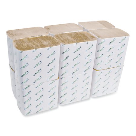 Morcon Tissue Valay Interfolded Napkins, 1-Ply, 6.3 x 8.85, Kraft, PK6000 5050VN